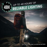 Linterna farol híbrida solar y a pilas, cable carga y pilas AA incluidas ENERGIZER