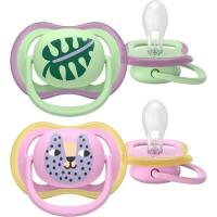 Chupete Ultra AIR Hoja 6-18 Meses AVENT, pack 2 uds