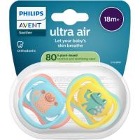 Chupete Ultra Air Rana 6-18 Meses AVENT, pack 2 uds