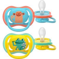 Chupete Ultra Air Rana 6-18 Meses AVENT, pack 2 uds