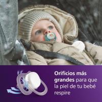 Chupete Ultra Air Nocturno +18 Meses AVENT, pack 2 uds