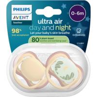 Chupete 0-6 M AVENT ULTRA AIR NATURE, pack 2 uds