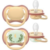 Chupete 0-6 M AVENT ULTRA AIR NATURE, pack 2 uds
