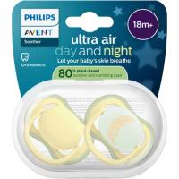 Chupete +18 M AVENT ULTRA AIR NATURE, pack 2 uds