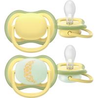 Chupete +18 M AVENT ULTRA AIR NATURE, pack 2 uds