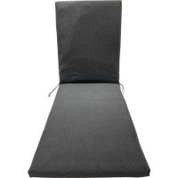 Cojín para tumbona con cordones en Gris Abany, 185x60x4 cm Cojín para tumbona con cordones en Gris Abany, 185x60x4 cm