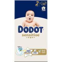 DODOT SENSITIVE Jumbo pixoihala 4-8 kg 2 neurria, paketea 88 ale