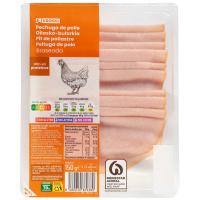 Pechuga de pollo braseada EROSKI, bandeja 150 g