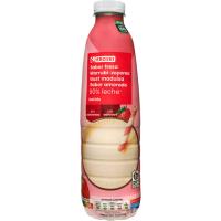 Batido de fresa EROSKI, botella 1 litro