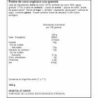 Postre de coco con granola bio ABBOT KINNEY'S, tarrina 145 g