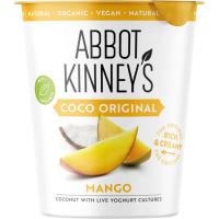 Postre de coco con mango bio ABBOT KINNEY'S, tarrina 350 g Postre de coco con mango bio ABBOT KINNEY'S, tarrina 350 g