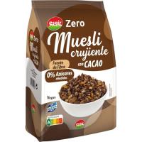 ESGIR muesli kurruskaria kakaoarekin glutenik gabe % 0 azukrea, poltsa 300 g