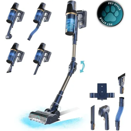 Aspirador Escoba, 150AW, Conga Rockstar RS70 Pet Flex CECOTEC