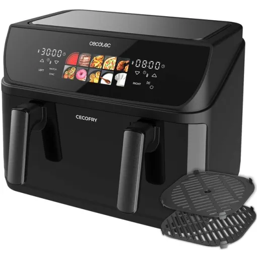 Freidora de aire, 10L, 2800W, Cecofry&Grill Duoheat 10000 CECOTEC