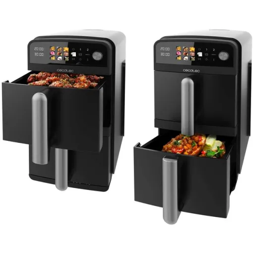 Freidora de aire, 10L, 2400W,Cecofry DuoLevel 10000 CECOTEC