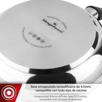 Sartén de acero inoxidable sin antiadherente MAGEFESA, Ø18 cm