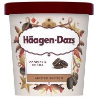 Helado cookies&cocoa HAAGEN DAZS, tarrina 420 ml