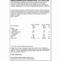 Bebida isotónica sabor coco-limón BODY ARMOR, botella 57,5 cl