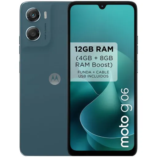 Smartphone libre Blue 4/256 GB, Moto G06 MOTOROLA