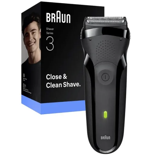 Afeitadora eléctrica Serie S3 300 Negro, Resistente al agua BRAUN Afeitadora eléctrica Serie S3 300 Negro, Resistente al agua BRAUN