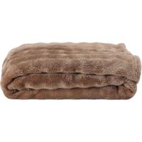 Plaid manta marrón Bubble KASA, 130x160 cm Plaid manta marrón Bubble KASA, 130x160 cm