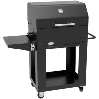 Barbacoa de carbón con tapa, parrilla, termómetro, función ahumador, Miranda IMOR