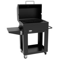 Barbacoa de carbón con tapa, parrilla, termómetro, función ahumador, Miranda IMOR