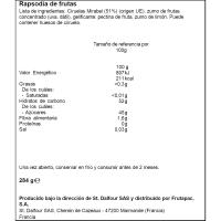 Rapsodia de frutas, ciruela ST.DALFOUR, frasco 284 g