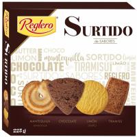 Galletas sabores surtido REGLERO, caja 225 g