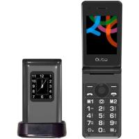 Teléfono móvil solo voz negro, X-28 BK 4G QUBO