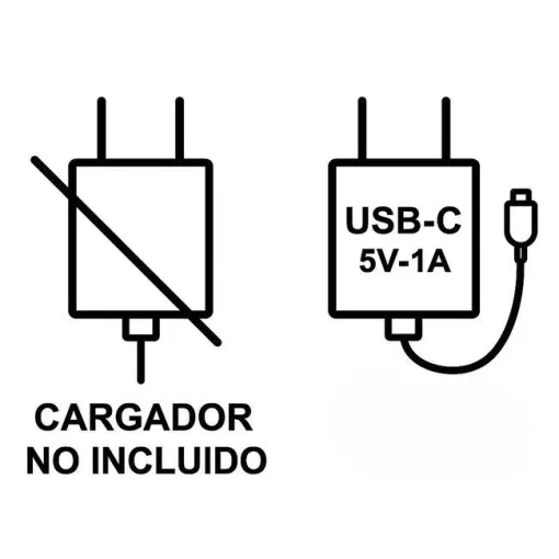 Teléfono móvil solo voz negro, X-230 BKC 4G QUBO