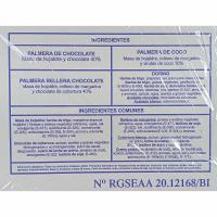 Palmera de cacao rellena GEROKO, caja 650 g