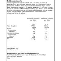 Rollito con pistacho BALCONI, paquete 222 g Rollito con pistacho BALCONI, paquete 222 g