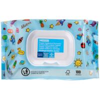 Papel higiénico húmedo junior bio EROSKI, paquete 100 uds