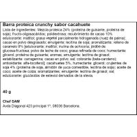 Barrita vegana proteica de cacahuete y caramelo REDO, 1 ud, 40 g