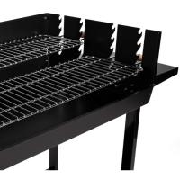 Barbacoa de carbón, 2 parrillas ajustables en altura, GaliciaTOM, 106x52x92 cm