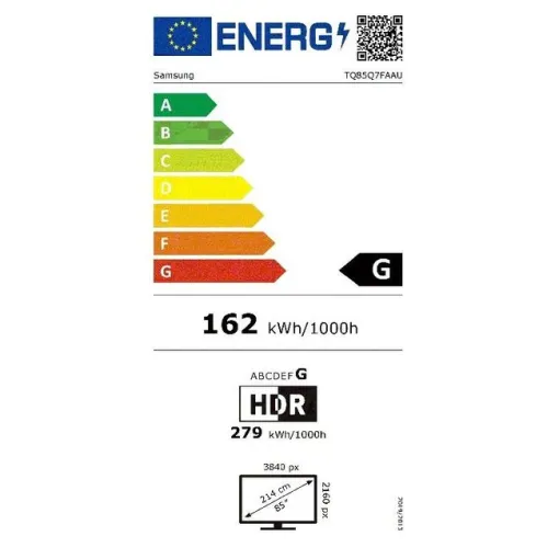 TV Qled 85" 4K Smart TV TQ85Q7FA SAMSUNG