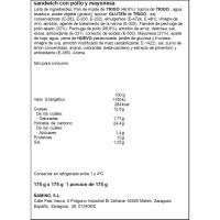 Sándwich pro de pollo ÑAMING, 1 ud, 175 g