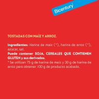Tostada dos cereales BICENTURY, caja 125 g