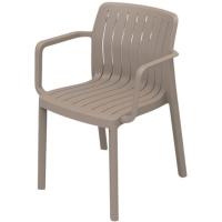 Silla de resina topo, apilable, Lea SP Silla de resina topo, apilable, Lea SP