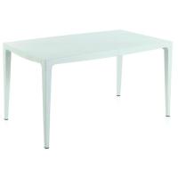 Mesa rectangular, resina blanca, patas desmontables, Master SP, 140x80x75 cm Mesa rectangular, resina blanca, patas desmontables, Master SP, 140x80x75 cm