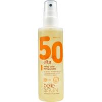 Protector solar transparente FPS50 BELLE&SUN, spray 200 ml