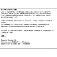 Sopa pescado "Hermandad Hondarribia" ITSASOKO, frasco 480 g