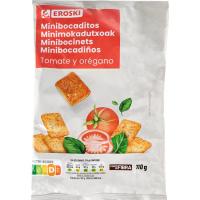 Mini bocaditos de tomate EROSKI, bolsa 110 g