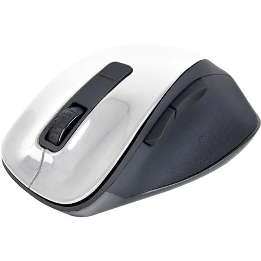 Ratón inalámbrico oficina, mano derecha, óptico blanco BOW NGS