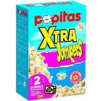 Palomitas con sabor Jumpers para microondas POPITAS, pack 2x80 g