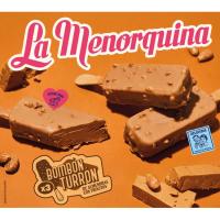 Bombón con turrón de almendra MENORQUINA, pack 3x100 ml