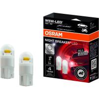 Lámpara de automóvil Led W5W 12V Night Breaker OSRAM, 2 uds