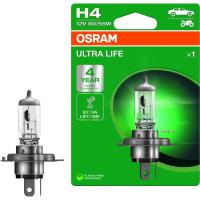 Lámpara de vehículo halógena H4, dura 4 veces más, Ultra Life OSRAM, 1 ud