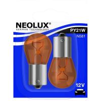 Lámpara de automóvil, intermitente ámbar PY21W 12V NEOLUX, 2 uds